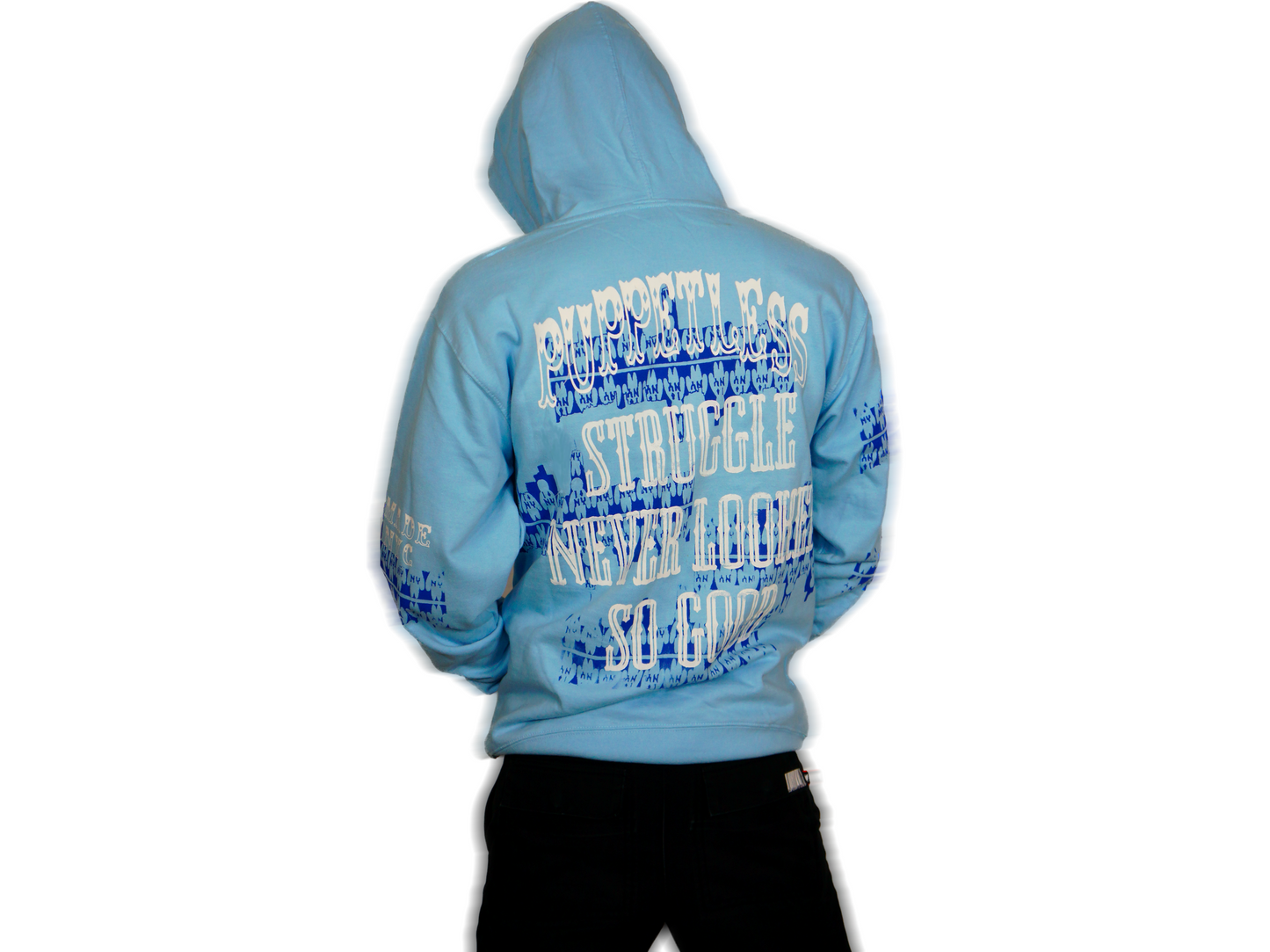 baby blue struggle never looked so good hoodie