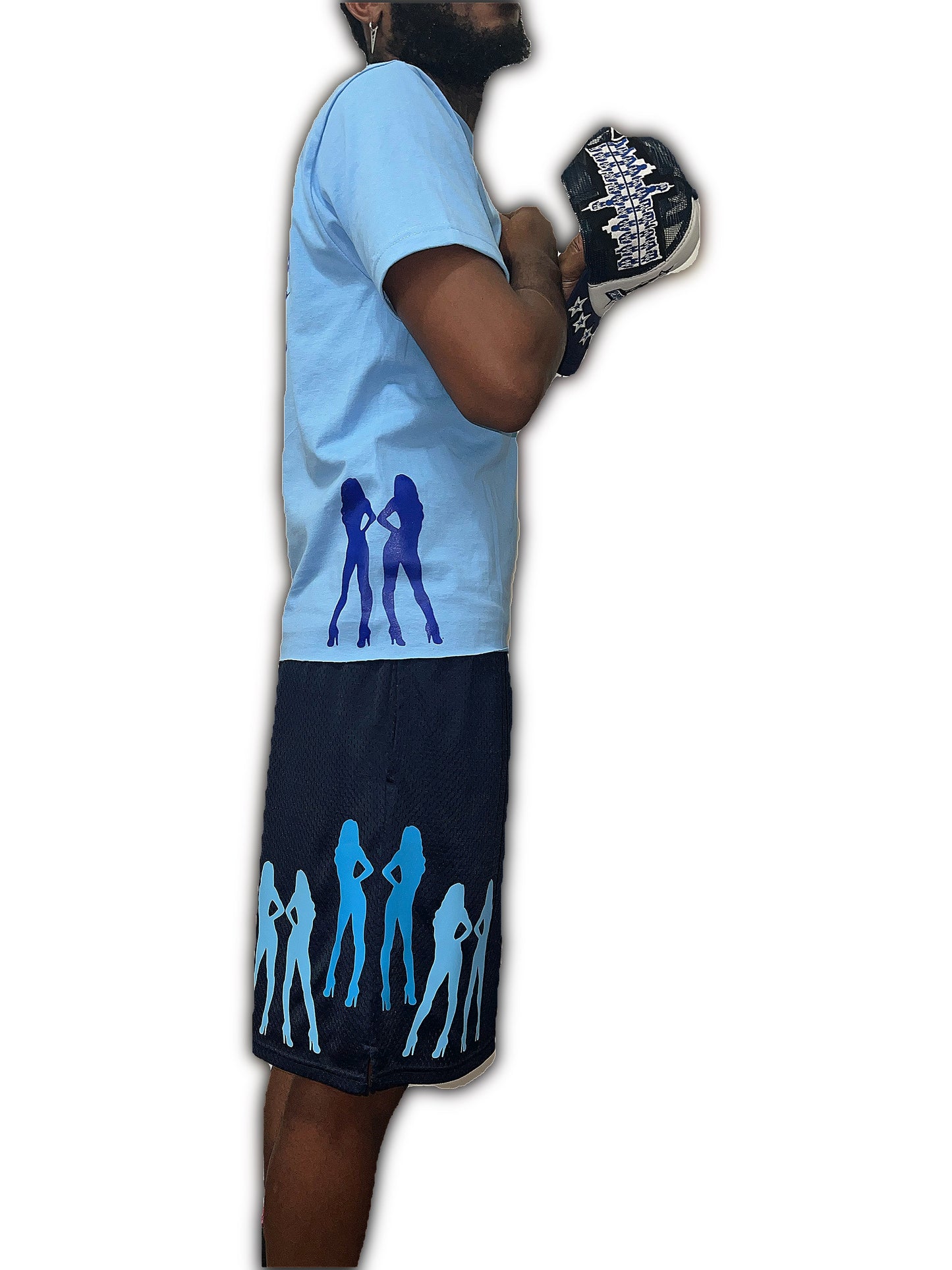 1/1 upcycled champions X Puppetless shorts