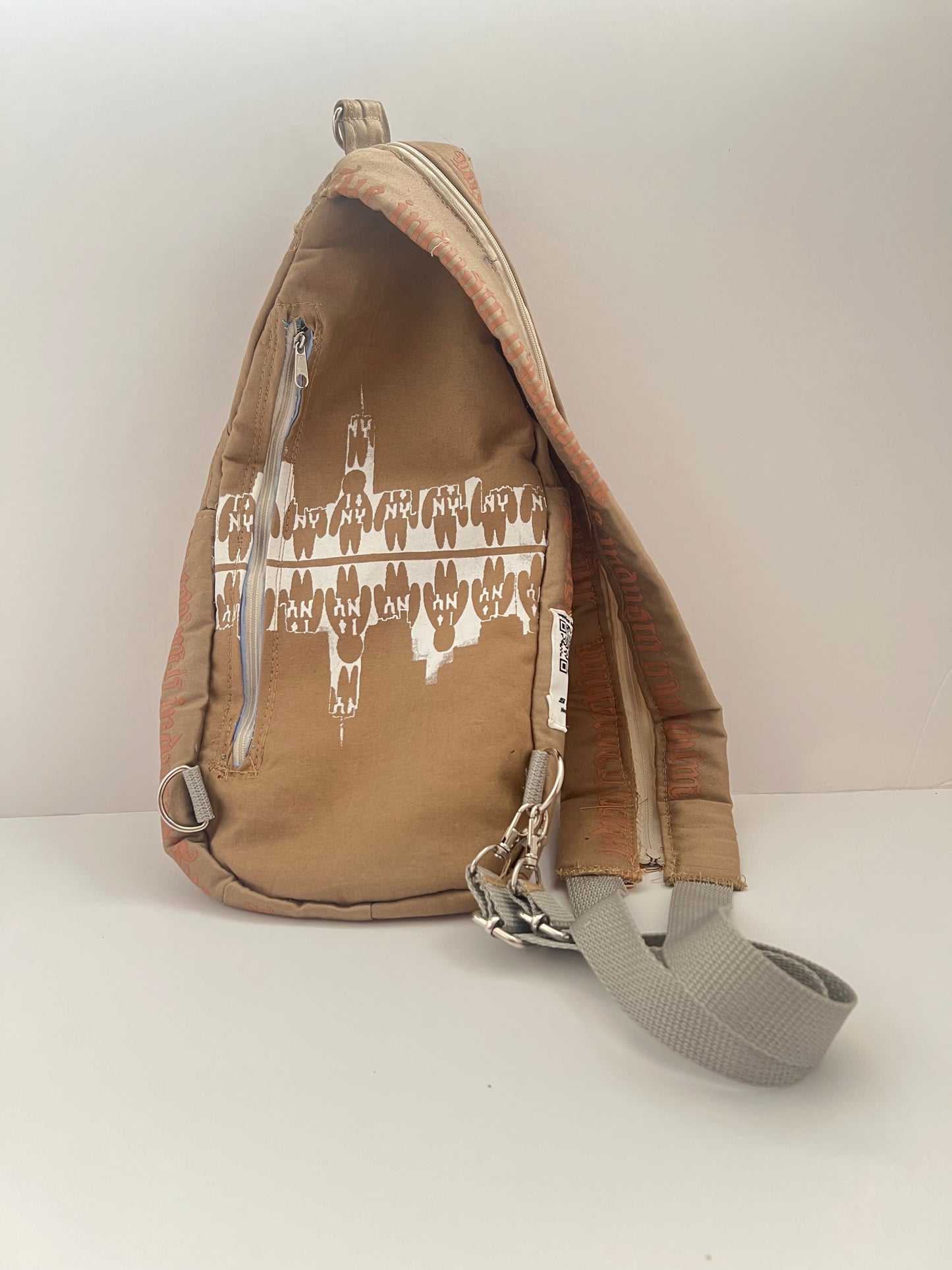 brown sling bag
