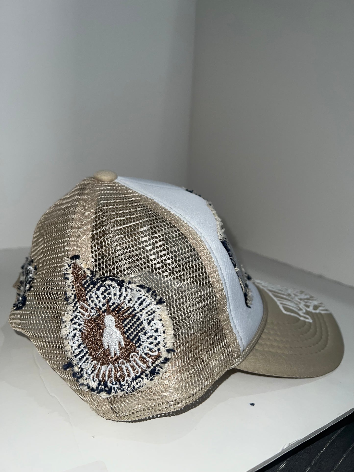 Beige hat