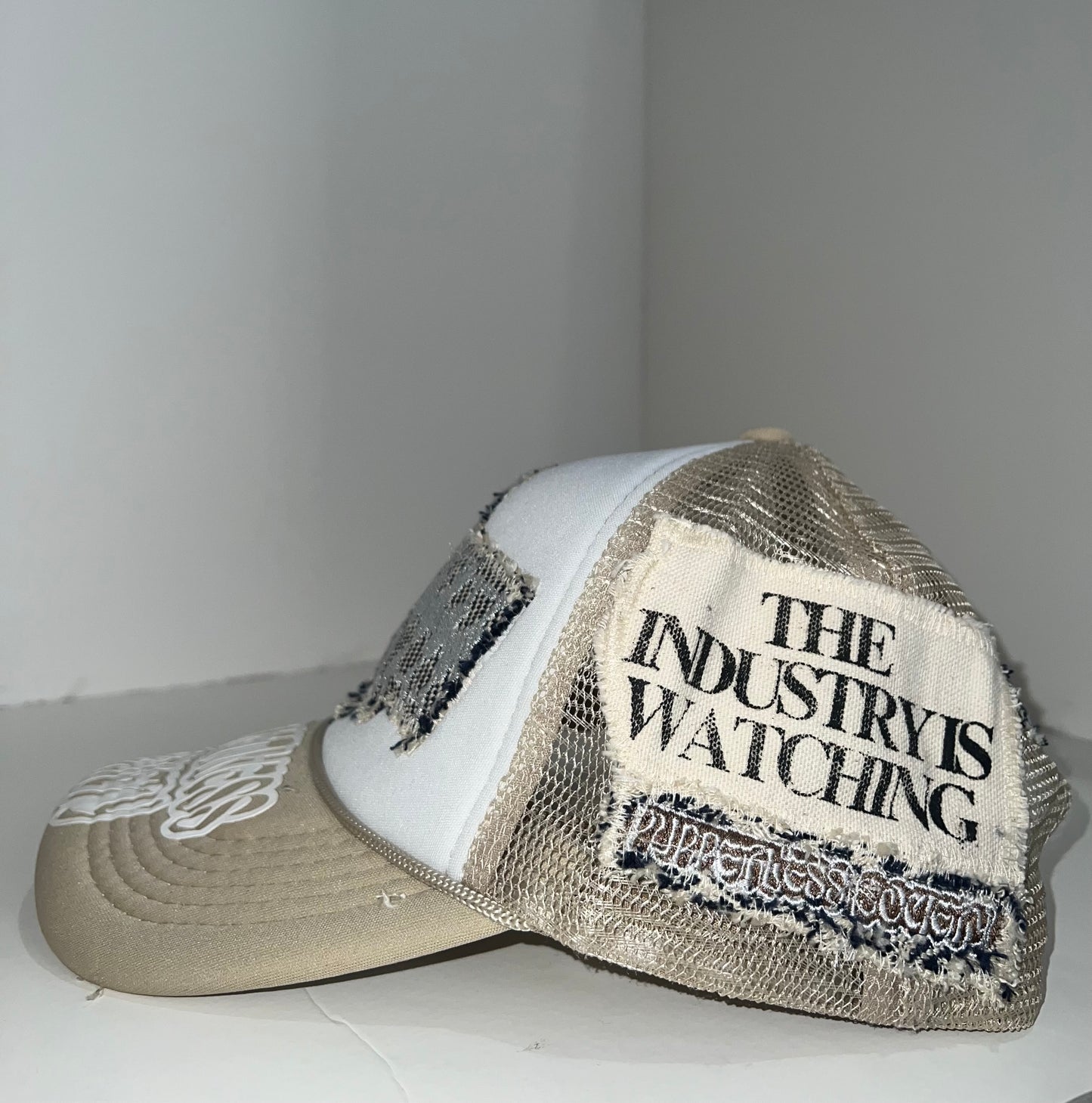 Beige hat