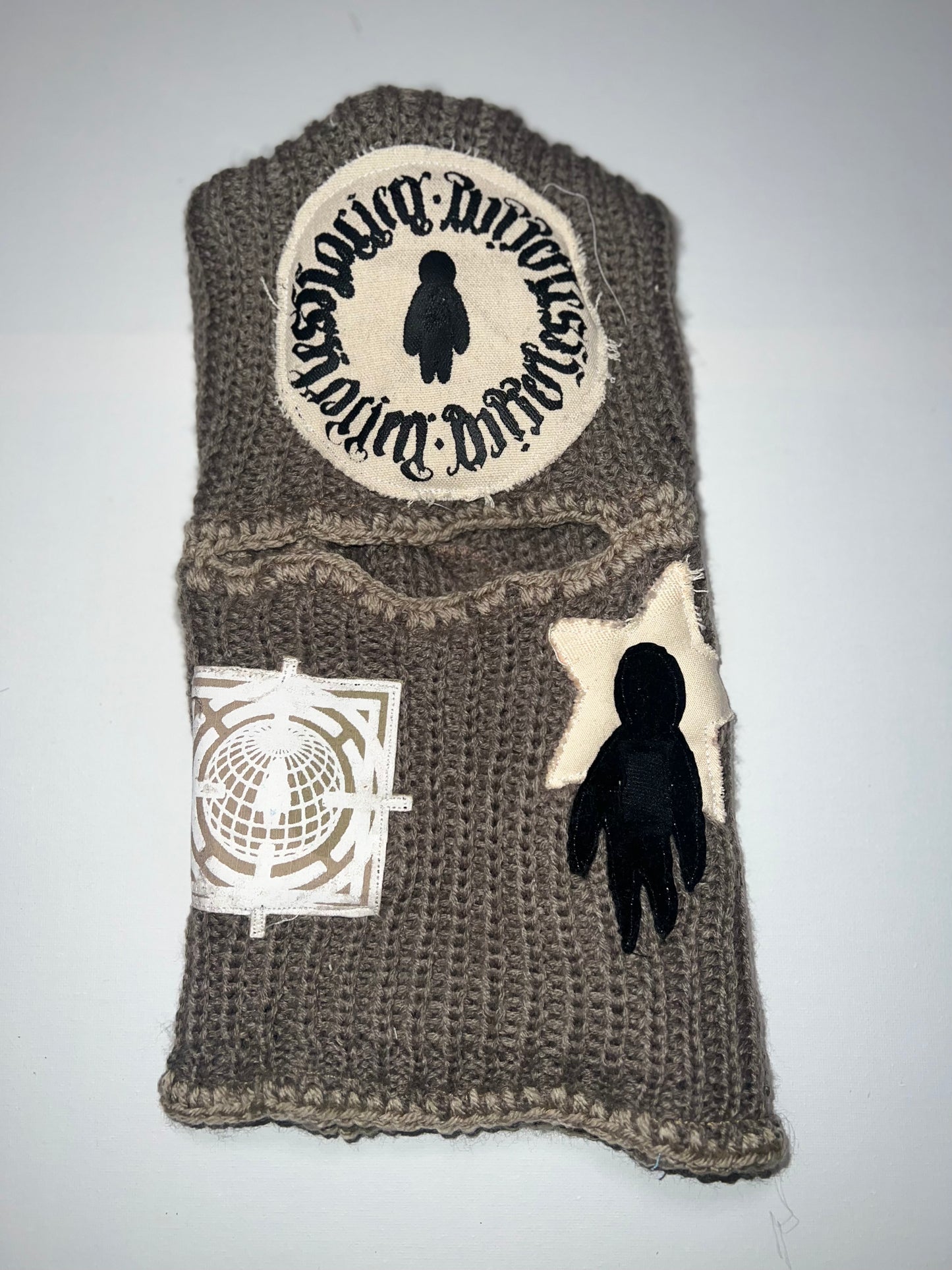 1 of 1  brown knit ski mask