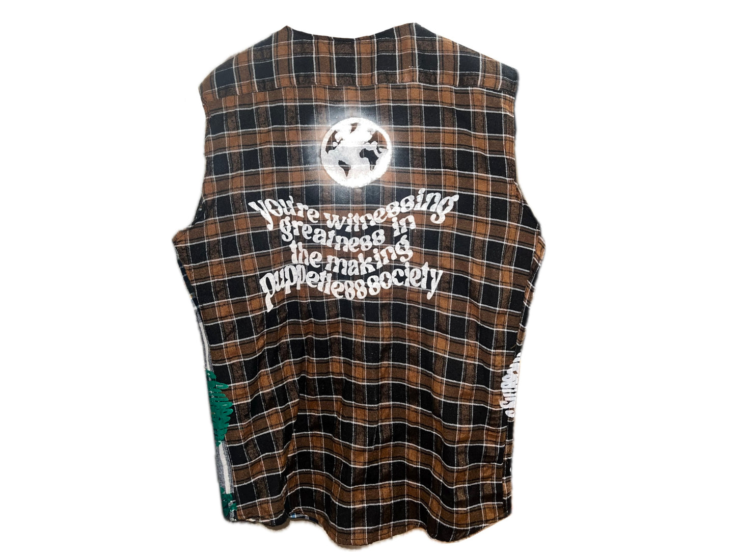 1 of 1 flannel vest