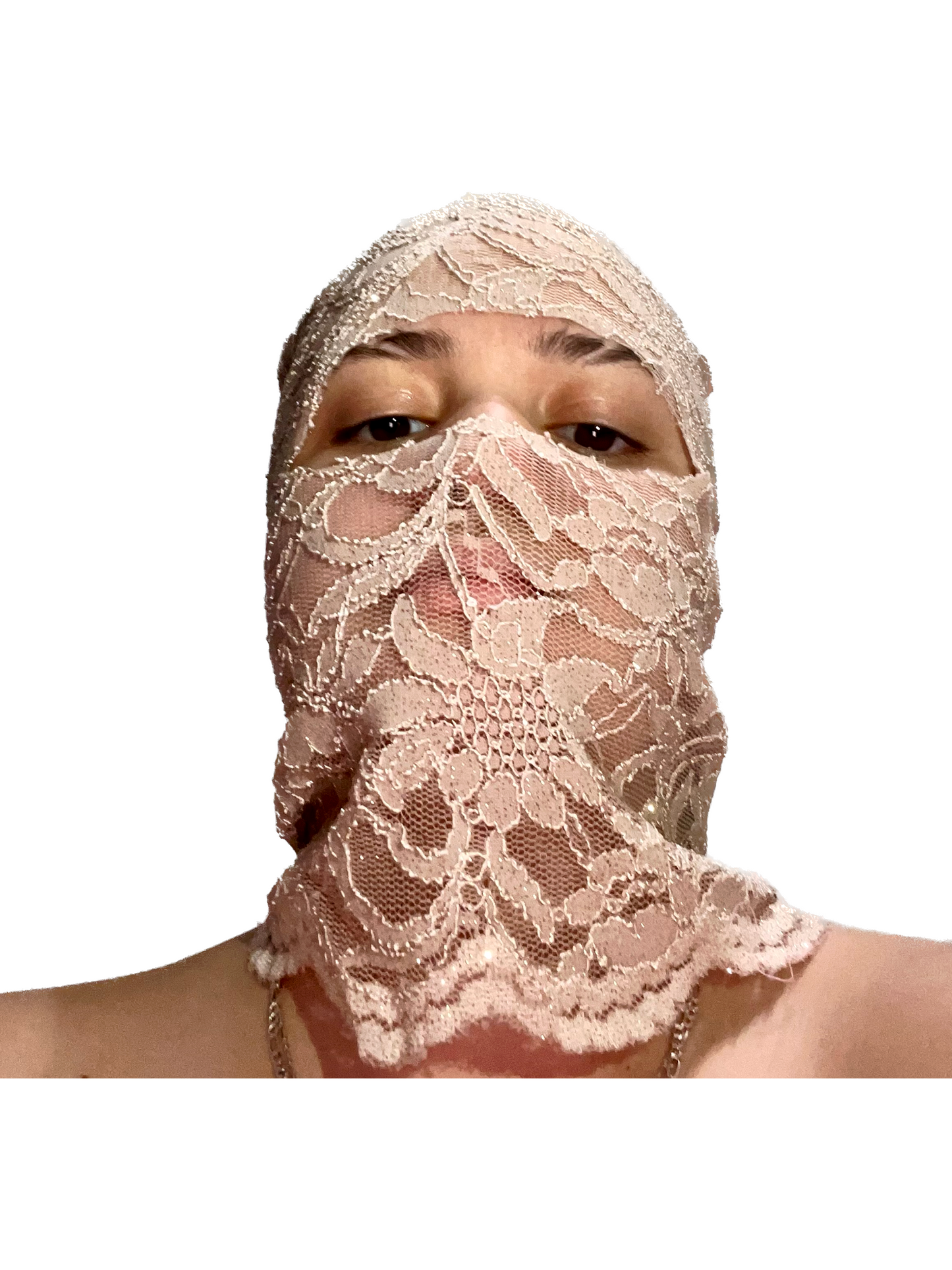 Lace ski mask