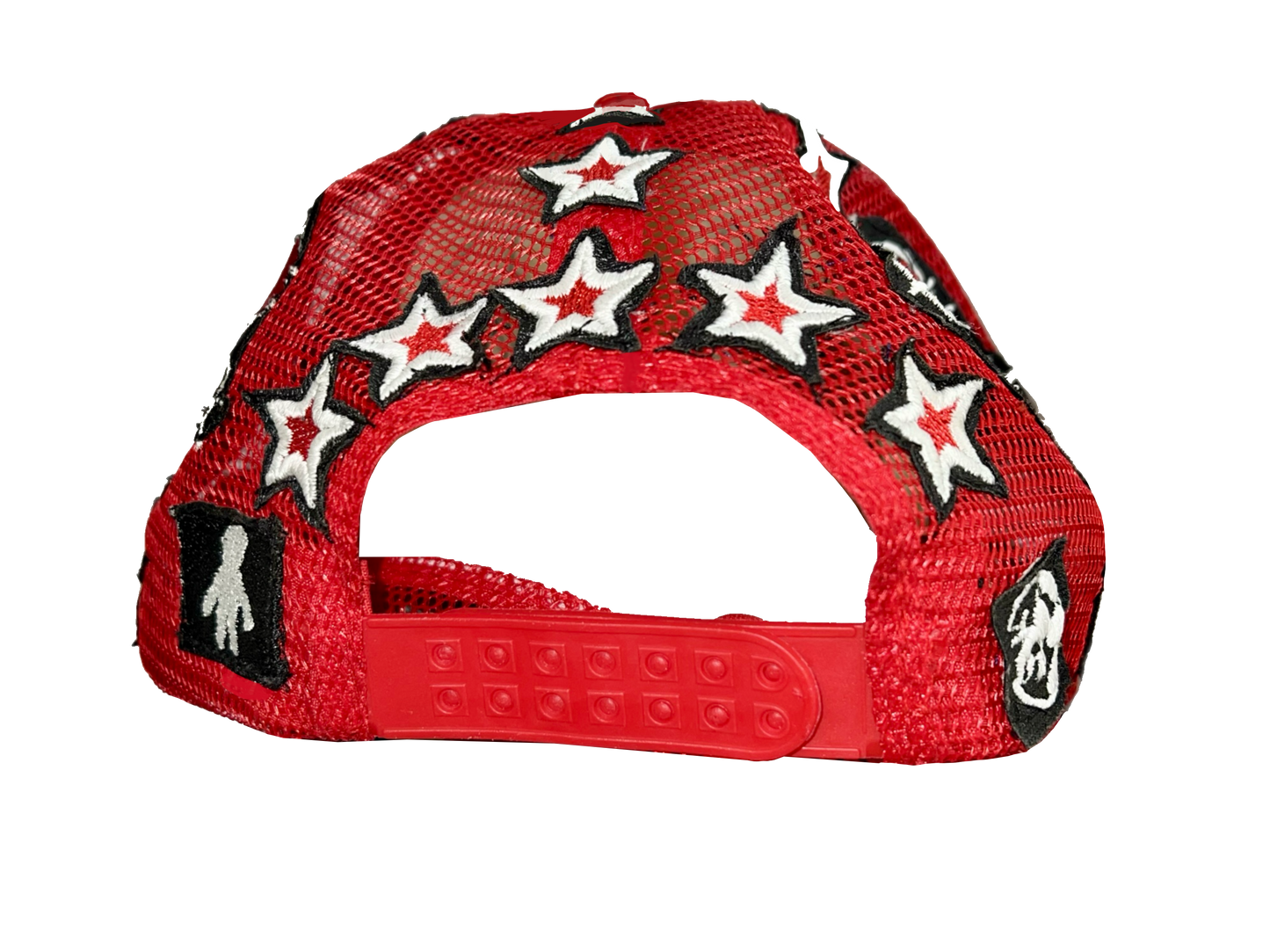 Ss24 star red dominatrix trucker hat