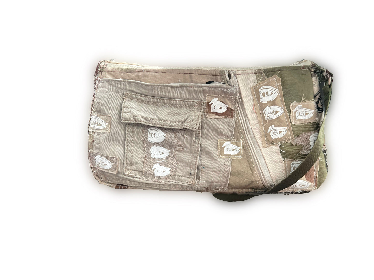 1/1 cut sewn boro purse