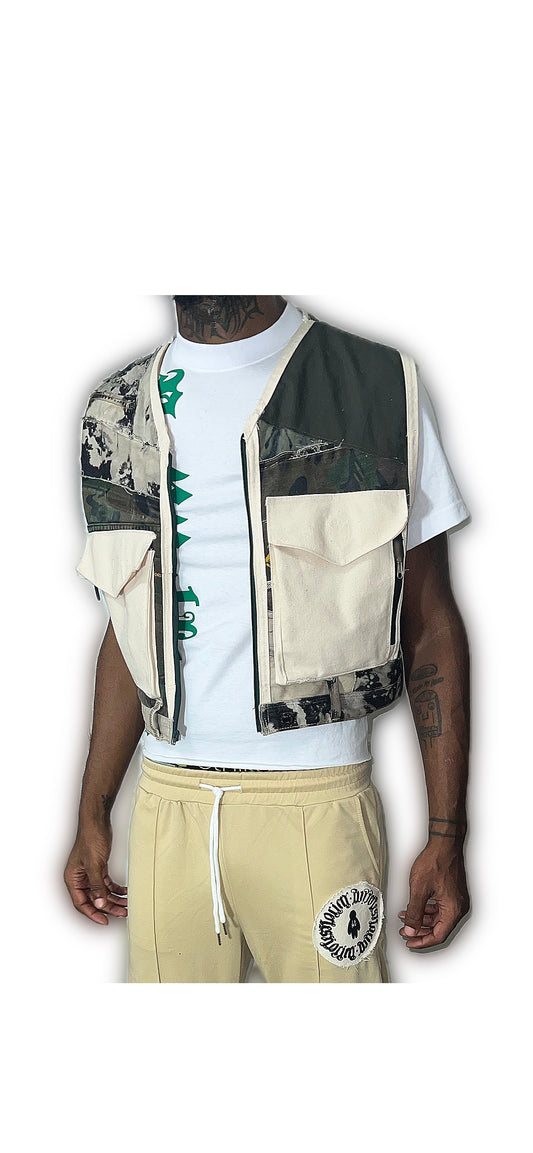 1/1  patchwork vest