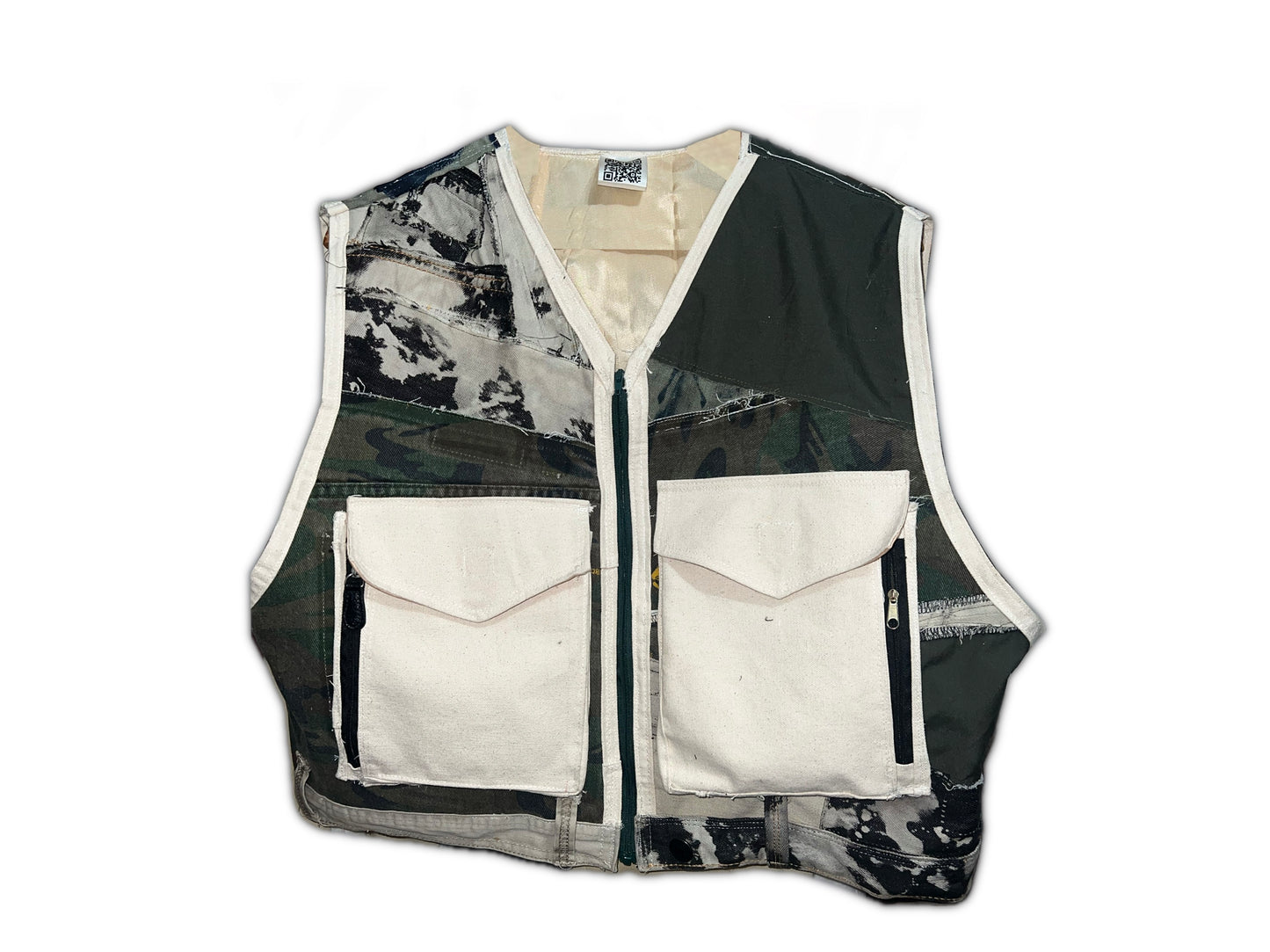 1/1  patchwork vest