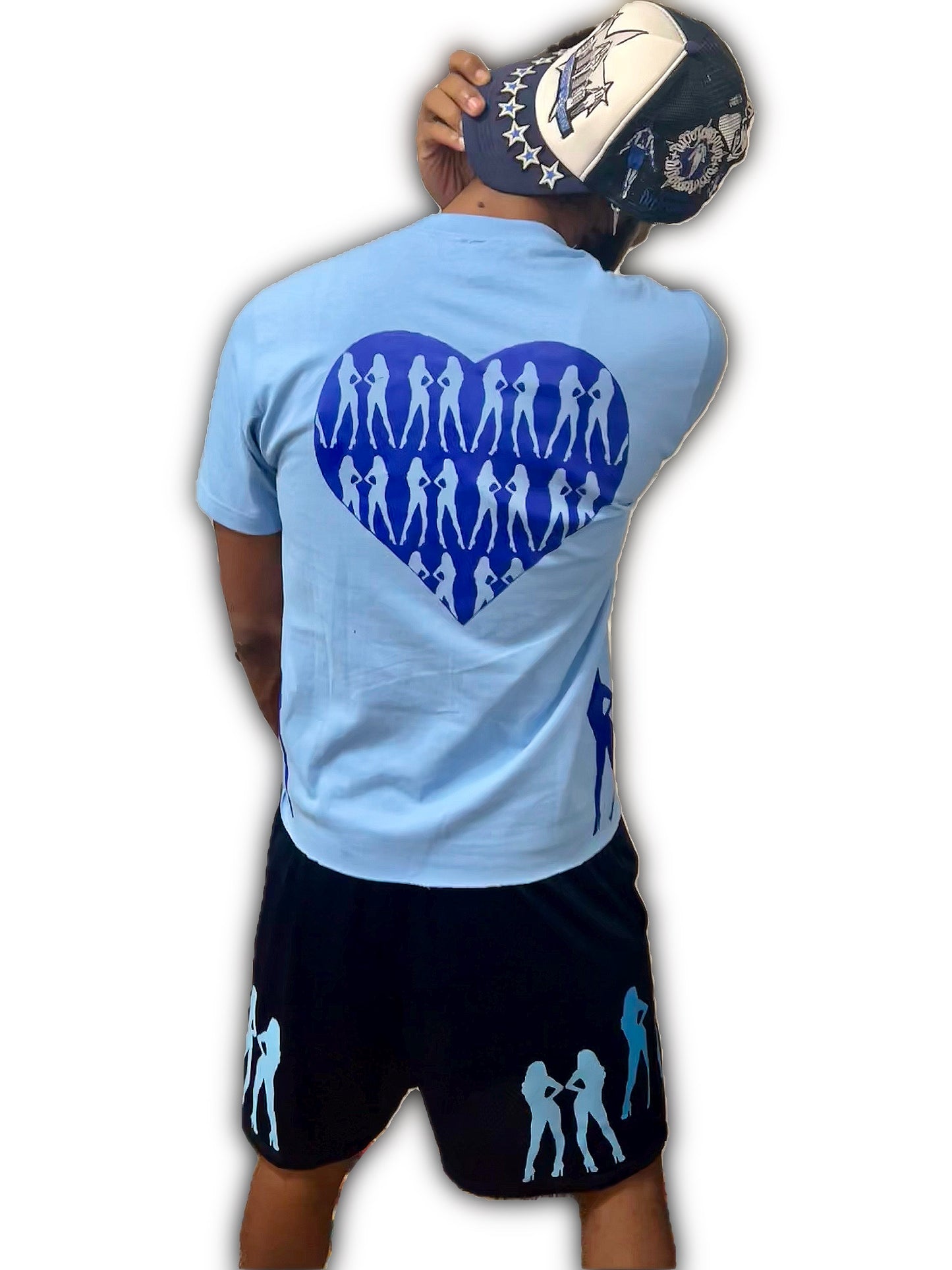 1/1 upcycled champions X Puppetless shorts