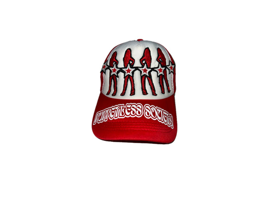 Ss24 star red dominatrix trucker hat