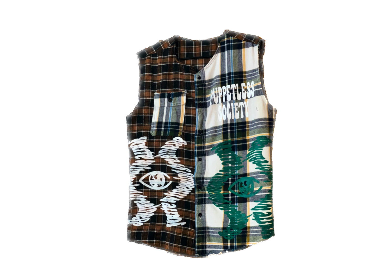 1 of 1 flannel vest